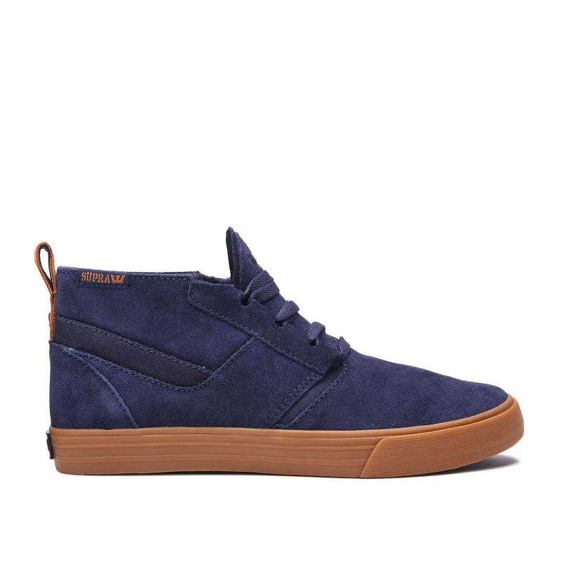 Buty Supra KENSINGTON - Botki Chukka Męskie - Granatowe (TBRV-98340)